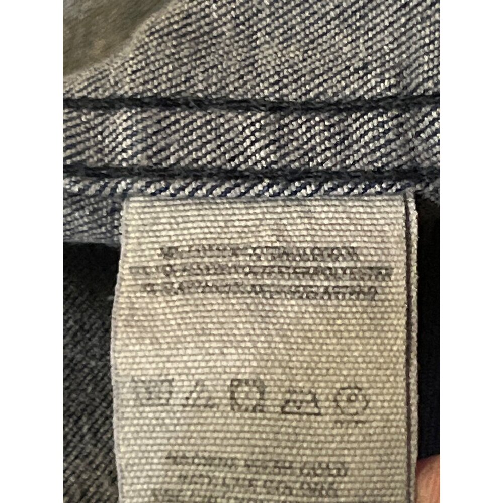 Free People Denim Mini Skirt Womens Size 6 Blue Jean Skirt Zip Back - Picture 11 of 13